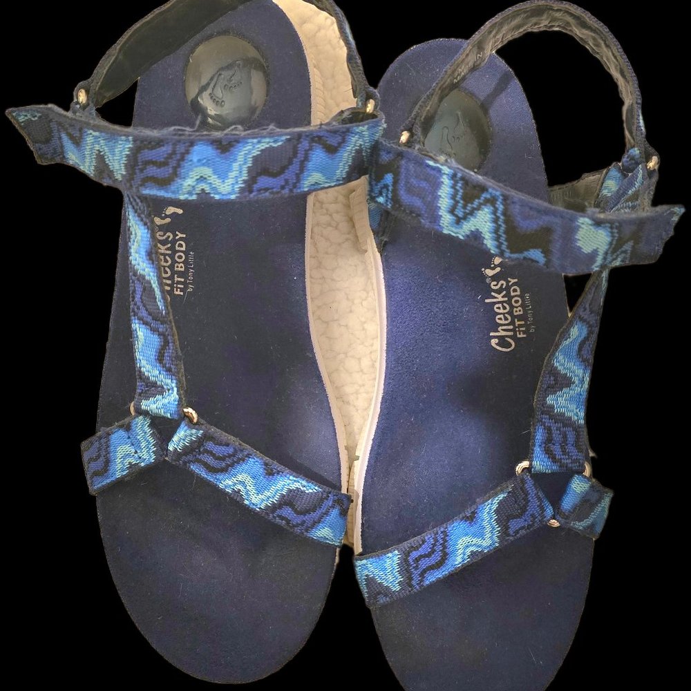Tony Little CHEEKS Sandals Blue Size 9M